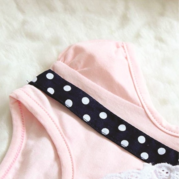 All Dolled Up Toddler Girls Summer Dress - Navy - Picture 5 of 5